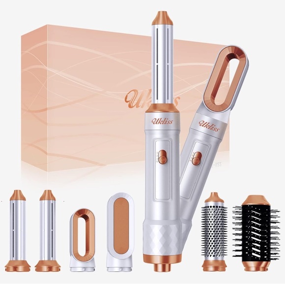 Hot air hair styling brush